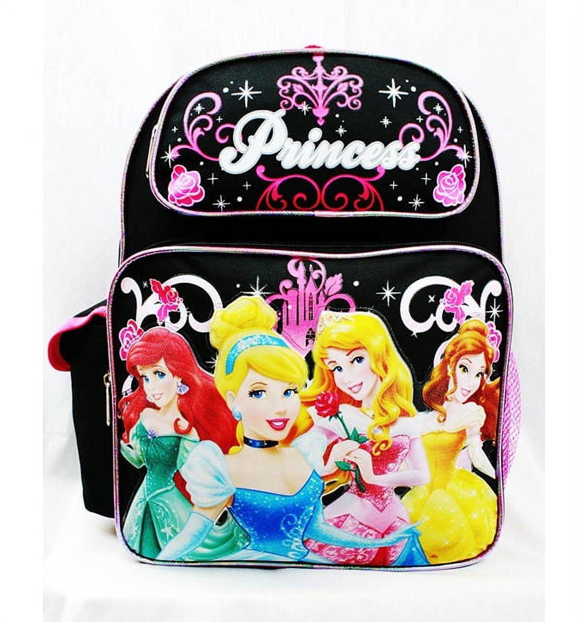 Medium Backpack - - 4 Princess Rose Bag Black School Bag New A05931