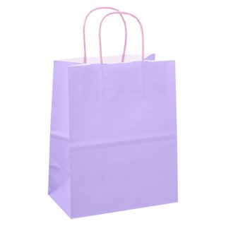 10pcs/lot Lavender Glue Purple Gift Bag Storage Paper Bag Portable
