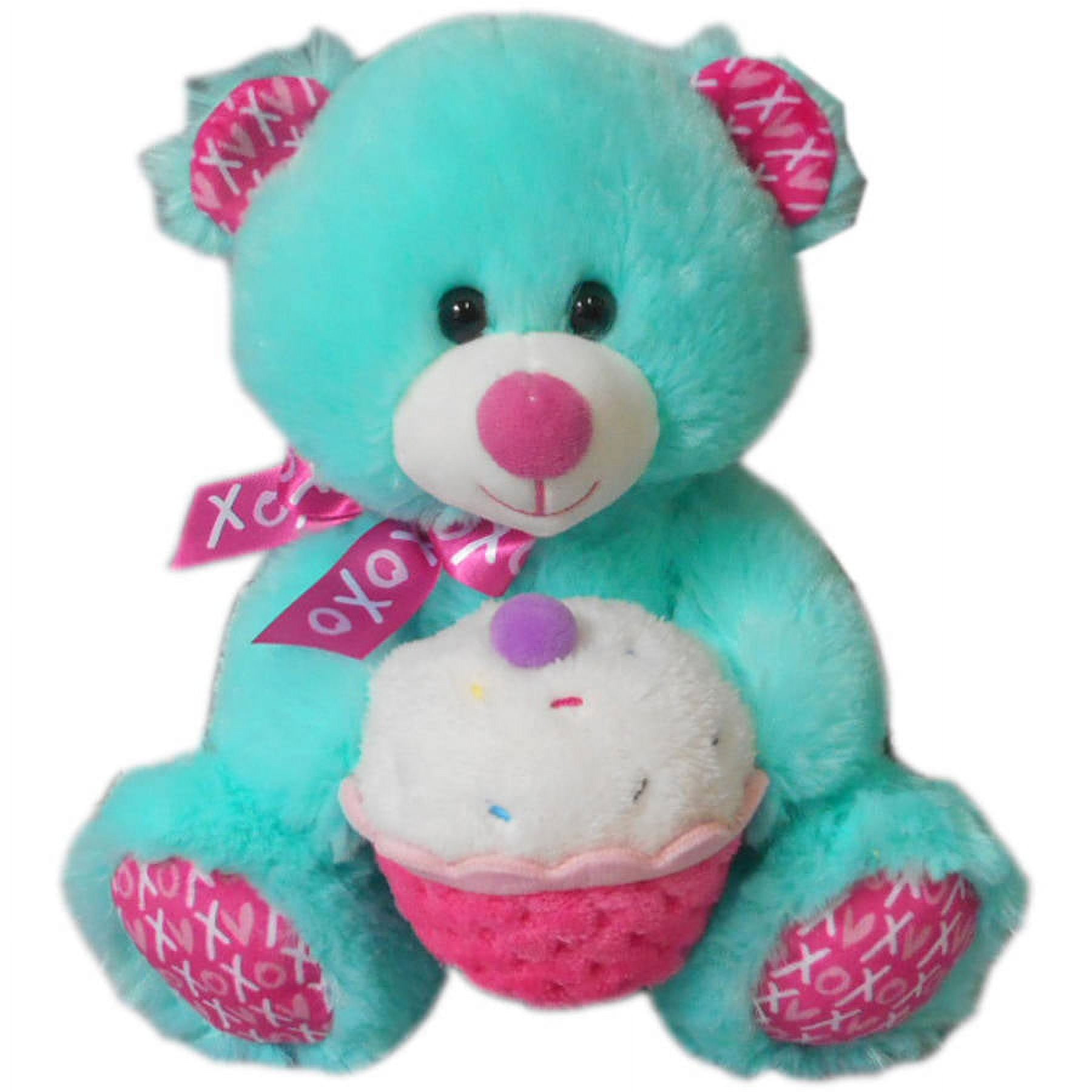 Medium Bear with Cupcake Plush Mint Walmart
