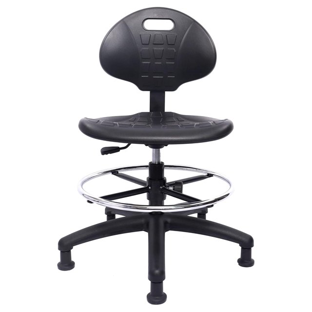 (Medium Bench Stool, Glides Easy to Clean! Ergonomic Polyurethane Stool