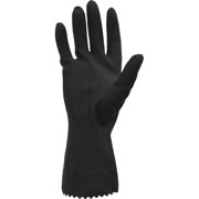 Medium, Black, 28 Mil, Latex Blend Gloves 1 Dozen