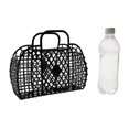 thumbnail image 1 of Medium Black Jelly Tote Bags - 6 Pieces, 1 of 3
