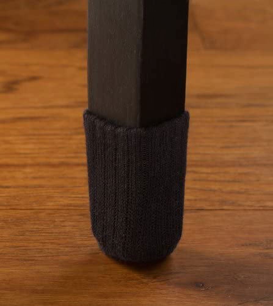Medium/BlackNancyProtectz Patented with Rubberized Grips/Chair Leg Hardwood Floor Protectors