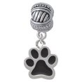 thumbnail image 1 of Medium Black Paw - Large Rope with Cross Beads Charm Bead, 1 of 1