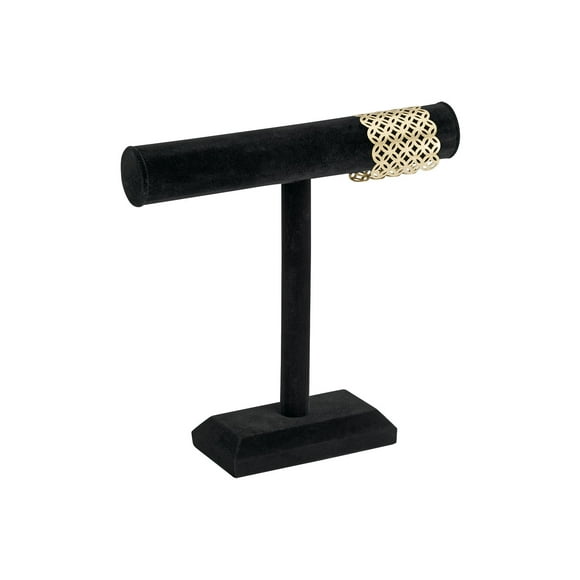 Medium Black Velvet T-Bar Display - 12"W x 12"H