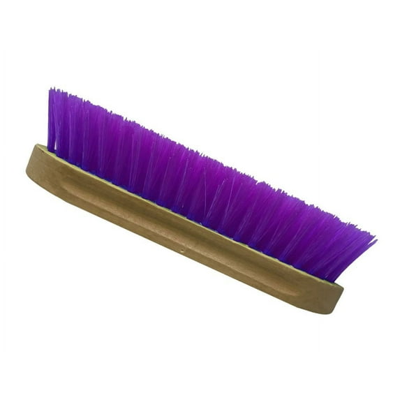 Medium Bristle Brush w/ Wood Handle (Purple)