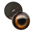 thumbnail image 1 of Medium Brown Dog Sew-On Button Glass Eyes, 1 of 8