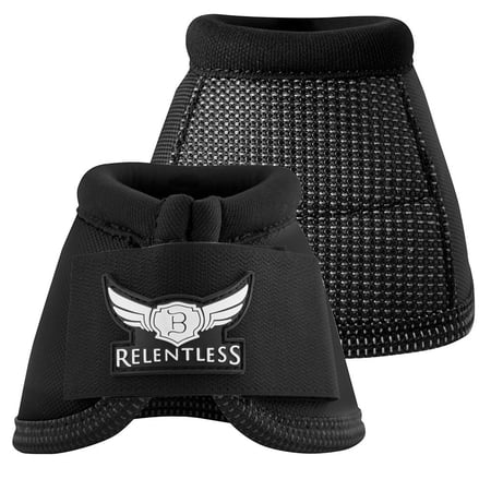 Relentless Strikeforce No-Turn Bell Boots Black Medium