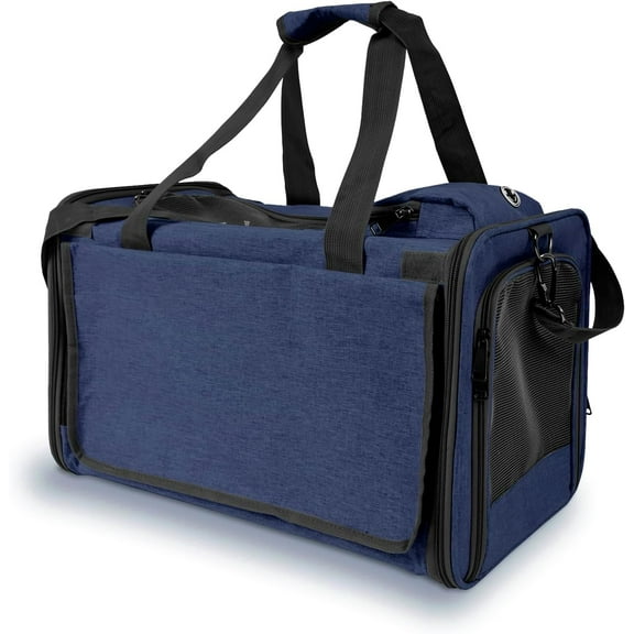 Medium Cat Carrier Large 15 lbs+ Soft Pet Travel Bag for 2 Kittens or Big Maine Coons 25 lbs