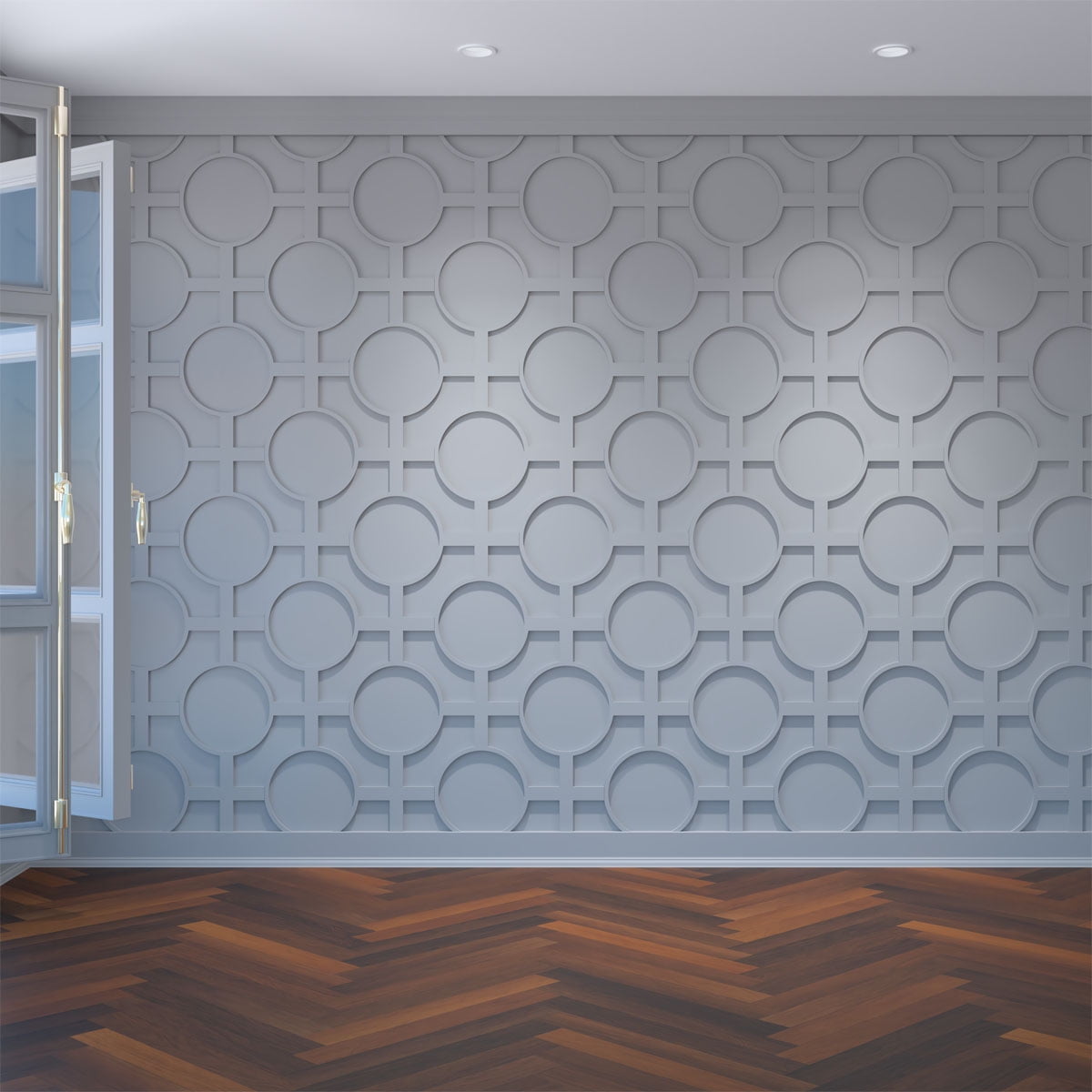 Medium Chesterfield Decorative Fretwork Wall Panels in Architectural Grade PVC