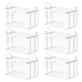 thumbnail image 1 of Medium Clear Plastic Storage Bags with Zipper and Handle, for Clothes, Moving, Dorm Room Organization, and Travel, 1 of 5