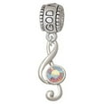 thumbnail image 1 of Medium Clef with AB Crystal - God Mother Charm Bead, 1 of 1