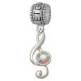 thumbnail image 1 of Medium Clef with AB Crystal - Let Go Let God Charm Bead, 1 of 1