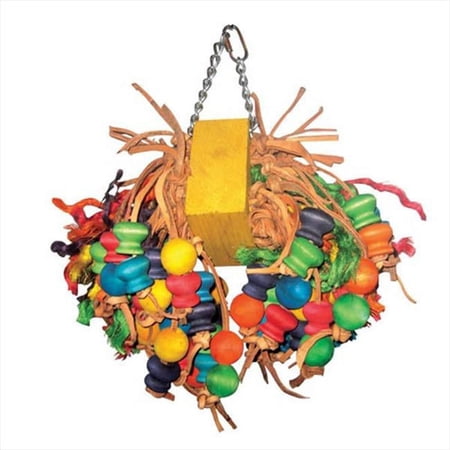 Medium Cluster With Hanging Wood Balls