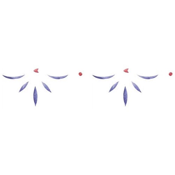 Medium Colonial Swag Wall Stencil SKU #350B by Designer Stencils