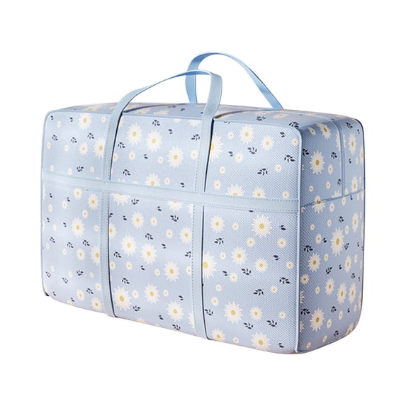 Medium Comforter Storage Bag, Foldable Quilt Organizer for Closet, Lightweight