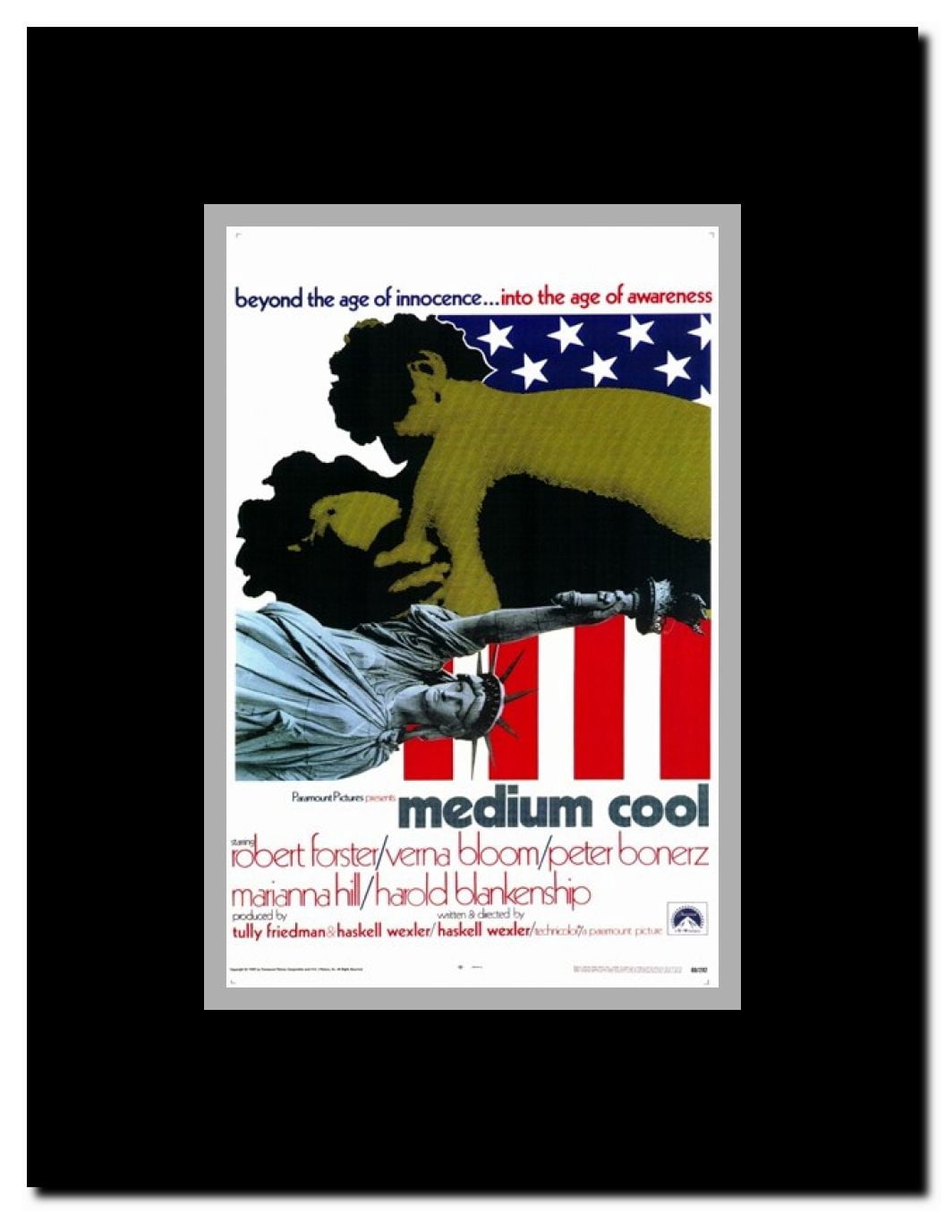 Medium Cool Framed Movie Poster
