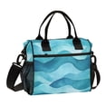 thumbnail image 1 of Medium Cooler Bag Lunch Bag Portable Meal Bag Work Meal Bag Outdoor Meal Bag Travel Meal Bag Picnic Meal Bag Going Out Meal Bag Pretty Green Sea, 1 of 6