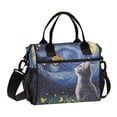 thumbnail image 1 of Medium Cooler Bag Lunch Bag Portable Meal Bag Work Meal Bag Outdoor Meal Bag Travel Meal Bag Picnic Meal Bag Going Out Meal Bag Star Cat, 1 of 6