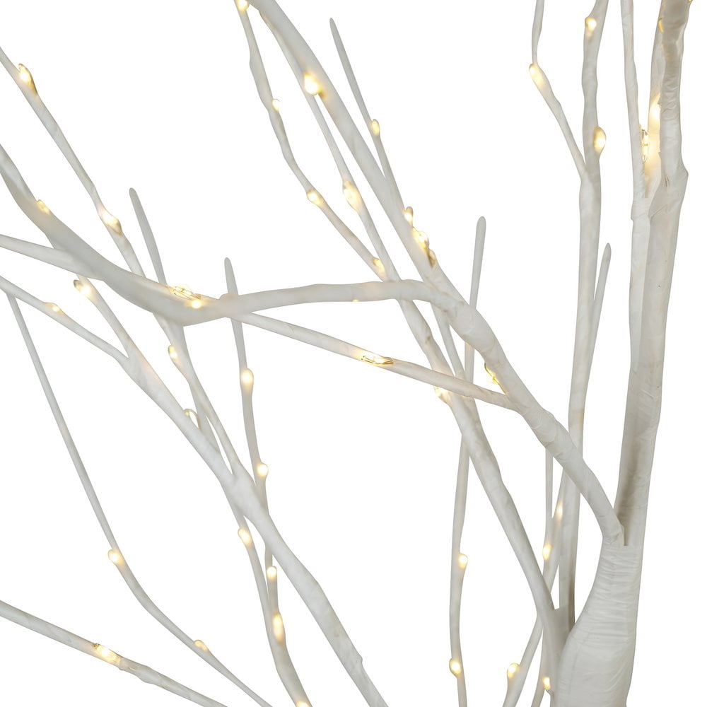 Medium Copper Wire Birch Tree with 268 Warm White LED Lights