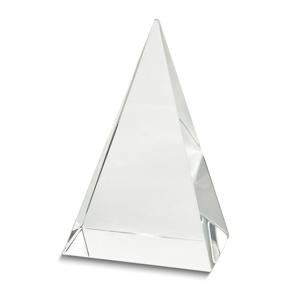 Medium Crystal 8.25in Pyramid Trophy/Award
