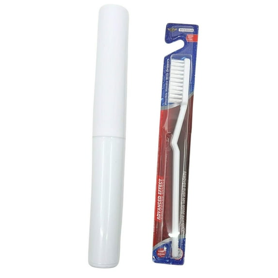 Medium Deep Clean Toothbrush And Holder: 1CT