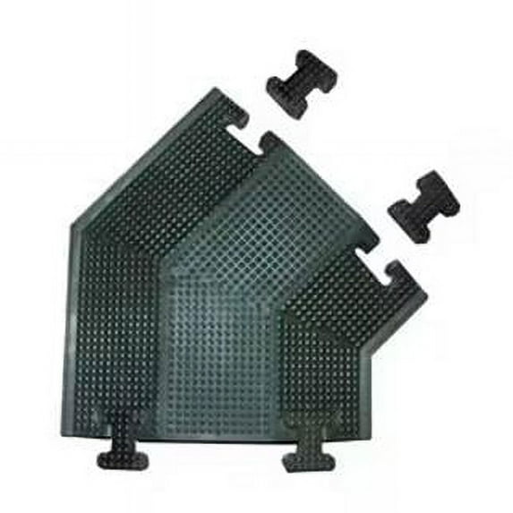 Medium Drop Over Cable Cover - 45 deg Turn with 2 Connectors - Yellow