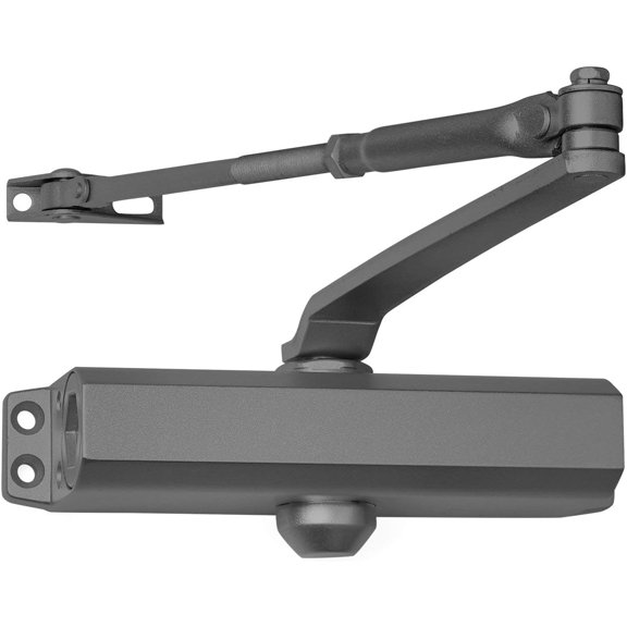 Medium Duty Commercial Automatic Door Closer - Surface-Mounted Auto Door Closer for Home, Garage & Light Commercial Door Use - Embassy Series LH534