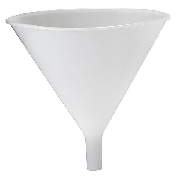 Adcraft Medium Duty Plastic Funnels Frost White 5" HZ832