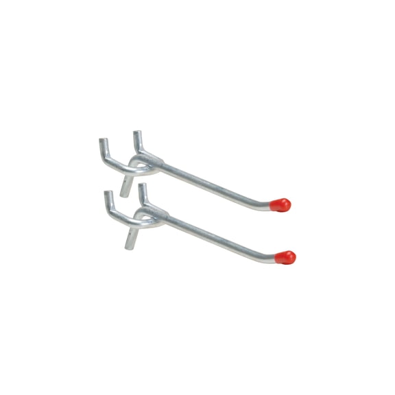 Medium Duty Safety Tip Straight Pegboard Hook - Single Pack  Residential Use, Standard Application
