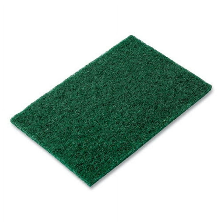 Medium Duty Scouring Pad, 6 x 9, Green, 10/Pack, 6 Packs/Carton Medium Duty Scouring Pad, 6 x 9, Green, 10/Pack, 6 Packs/Carton