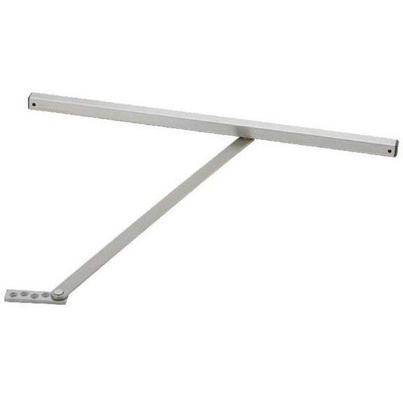Medium Duty Surface Overhead Stop, Chrome Like Coating - Size 4