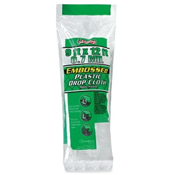 Medium-Duty Textured Drop Cloth, 9 X 12-Ft. - 626208