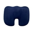 thumbnail image 1 of Bookishbunny Medium Firm Memory Foam Coccyx Seat Cushion Support Pillow Sciatica Pain Relief Car Office Chair, 1 of 8