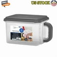 thumbnail image 1 of Medium Food Storage Canister Plastic W/ Handle & Pour Spout Bpa Free Stackable, 1 of 5