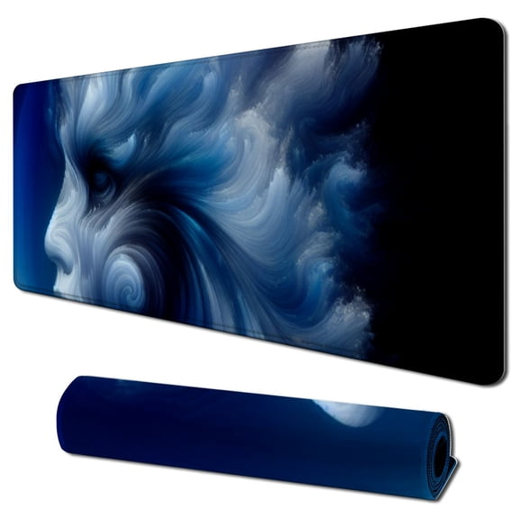 Medium Gaming Mouse Pad Mat Extended Professional Medium Size  Mouse Keyboard Pad with Stitched Edges, Anti-Slip Rubber Base Huge Desk Pad Mat (Dragon Medium)