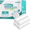 thumbnail image 1 of Medium Garbage Bags 8 Gallon /30 Liter Trash Bags Wastebasket Bin Liners Plastic Trash Bags for Bathroom Bedroom Office Trash Can 220 Count, 1 of 4