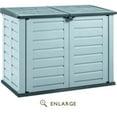 thumbnail image 1 of Medium Garden Storage Shed - Gray & Black, 1 of 1