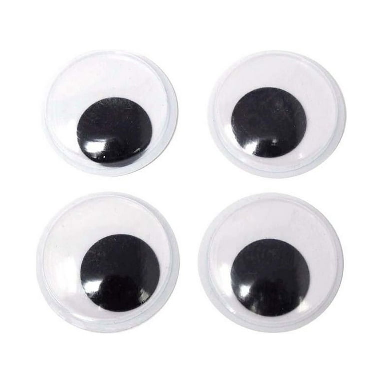 Random Size Eyes Self Adhesive Black White Plastic Googly - Temu
