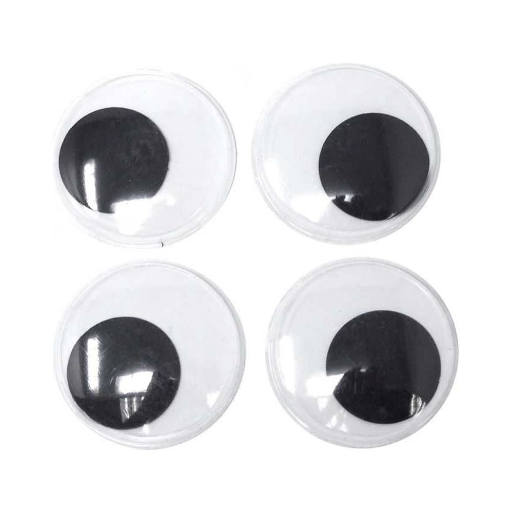 Glow in The Dark Eyes Self Sticky Round Paste on Luminous Sticker Wiggly  Eyes Googly Wiggle Eyes for Scrapbooking Halloween Crafts Soft Toys 7mm