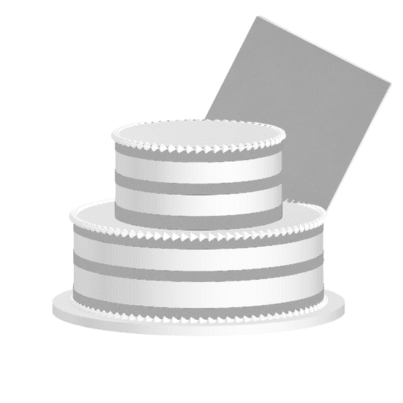 Medium Gray Edible Frosting Sheet Premium Icing Sheet for Cakes, Cupcakes, Cookies & Dessert Decorating