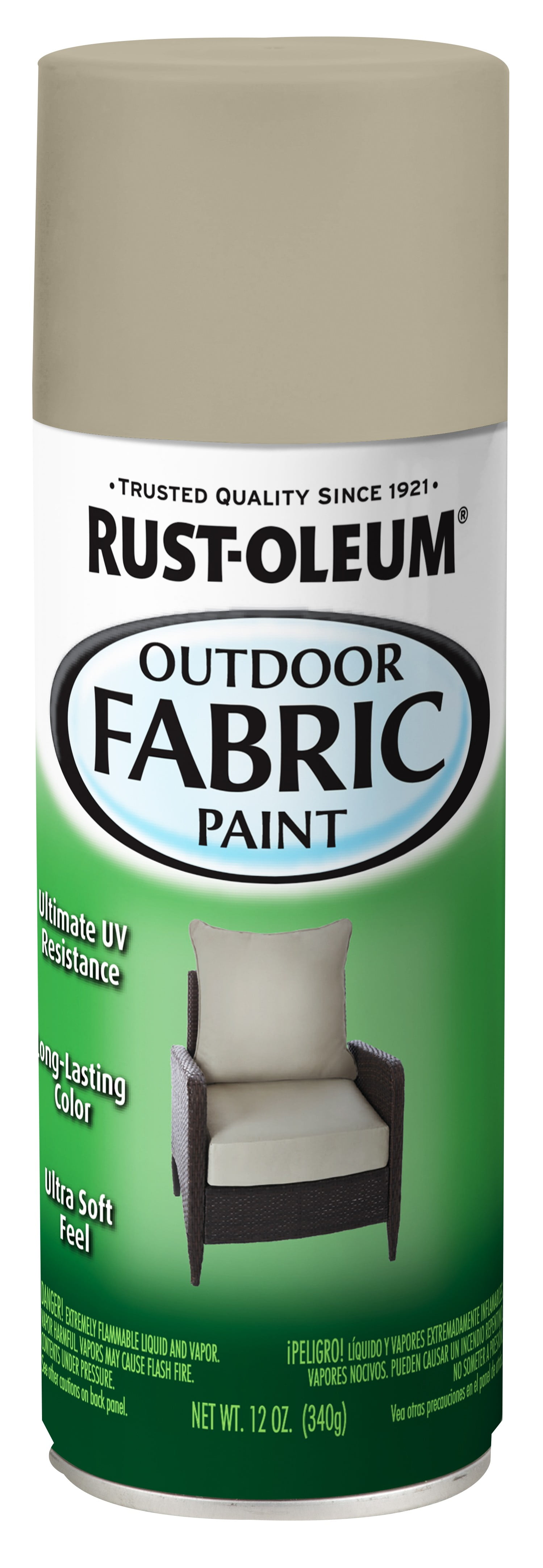 Medium Gray, RustOleum Specialty Fabric Spray Paint, 12 oz