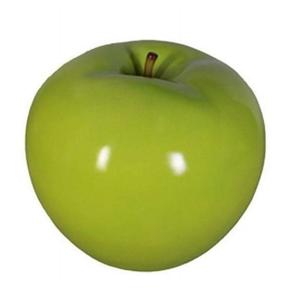 Medium Green Apple Over Sized Statue