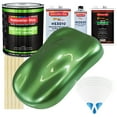 thumbnail image 1 of Medium Green Metallic Premium Gallon Kit Low VOC URETHANE BASECOAT Car Paint Kit, 1 of 6