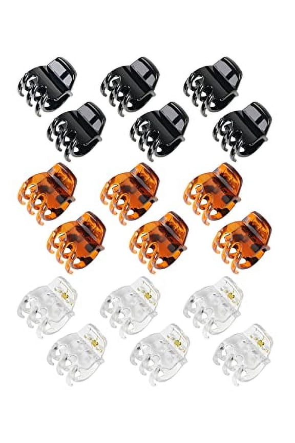 Medium Hair Clips,18 Pcs 1.38 Inch Hair Claw Clips,No-Slip Jaw Clips for Women and Girls