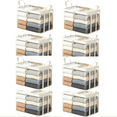 thumbnail image 1 of Medium Heavy-Duty Thick Plastic Clear Storage Bag Stackable Foldable Moving Bins for Clothes, Reinforced Handles & Zipper, Space Saver Totes for Closet, 1 of 6
