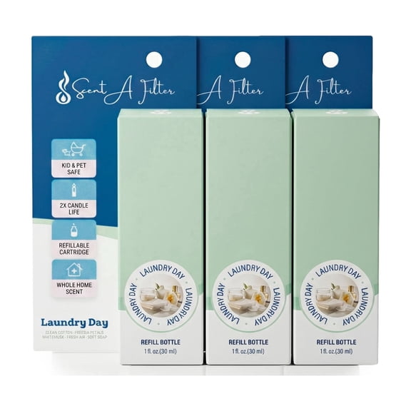 Plug In Air Freshener Refill Bottle, Laundry Day Scent, 1 Count