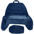 thumbnail image 1 of Medium Husband Pillow - Cover Only - Cozy Microfiber Bed Rest Pillow Cover with Arms - Array of Colors - Generous Side and Back Pockets - Perfect Fit for Your Favorite Comfy Reading Pillow, Dark Blue, 1 of 8