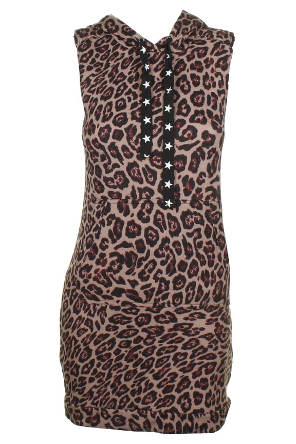 Medium Junior Leopard Print Sheath Dress M