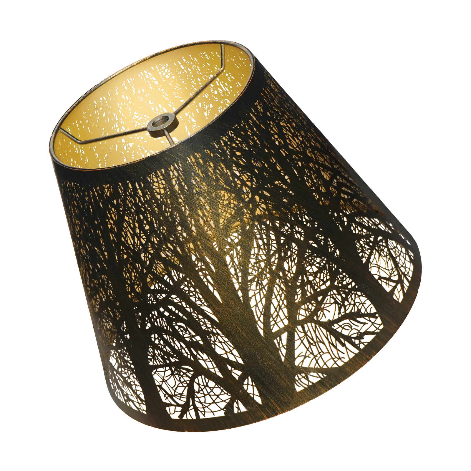 Medium Lamp Shade, SWAIFDEE Barrel Metal Lampshades For Table Lamp And ...